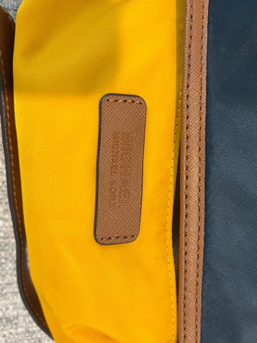 Michael Kors Kempton Navy Crossbody Bag!